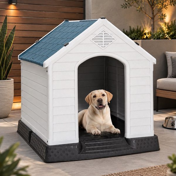 Casa para perro de TASSBO en un patio